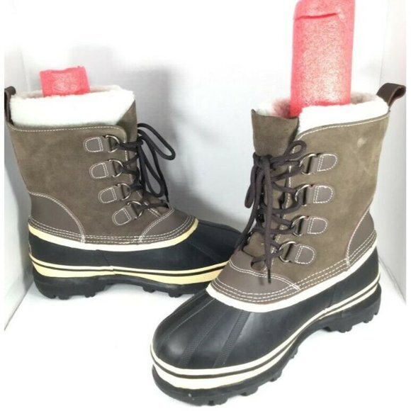 Northside Waterproof Men Boots Thinsulate Winter Boots Suede Upper Brown Size 9 main image 6